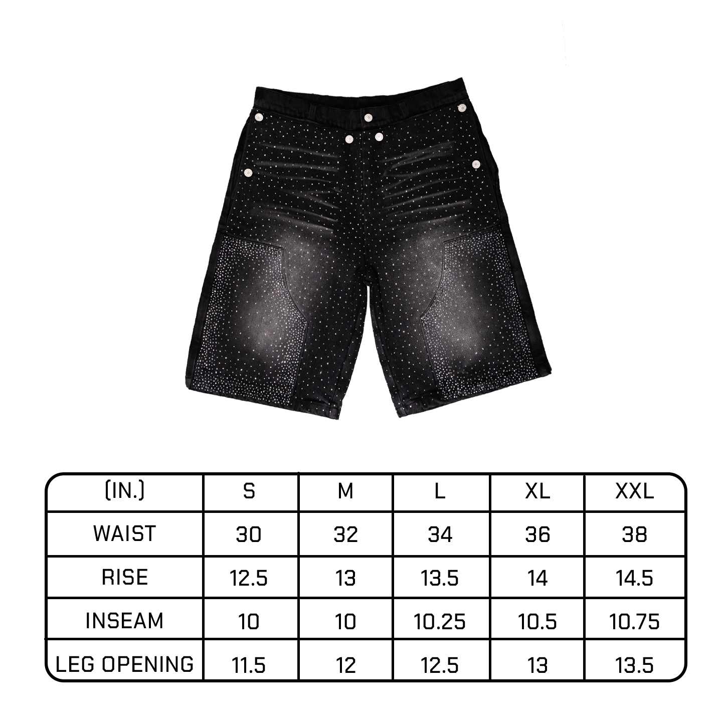 LA LUEUR DENIM SHORTS