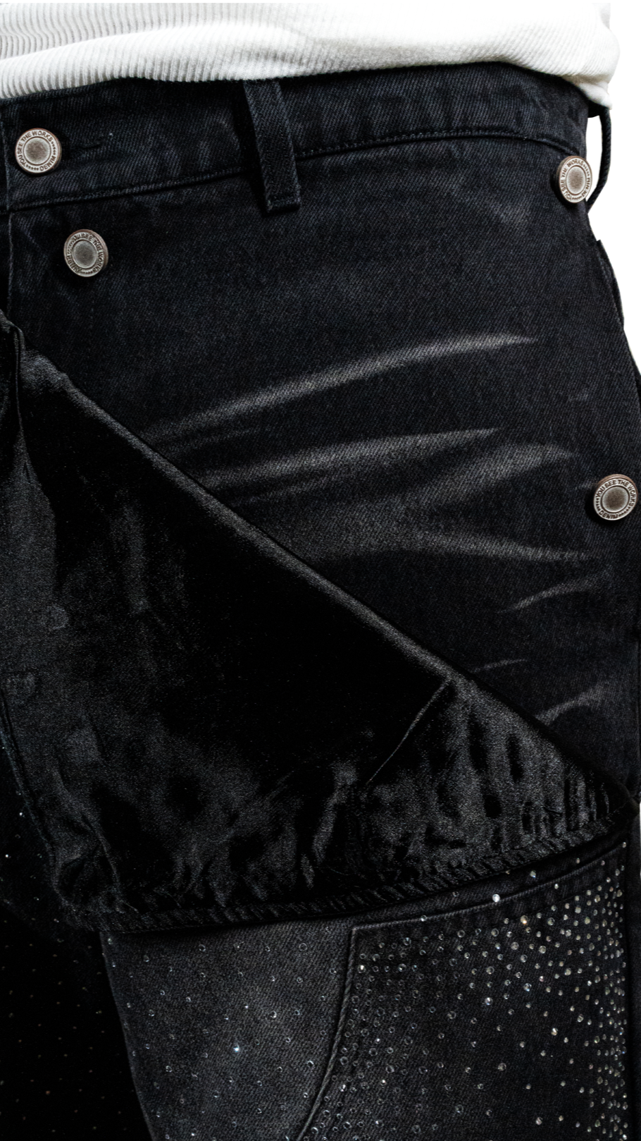 LA LUEUR DENIM SHORTS