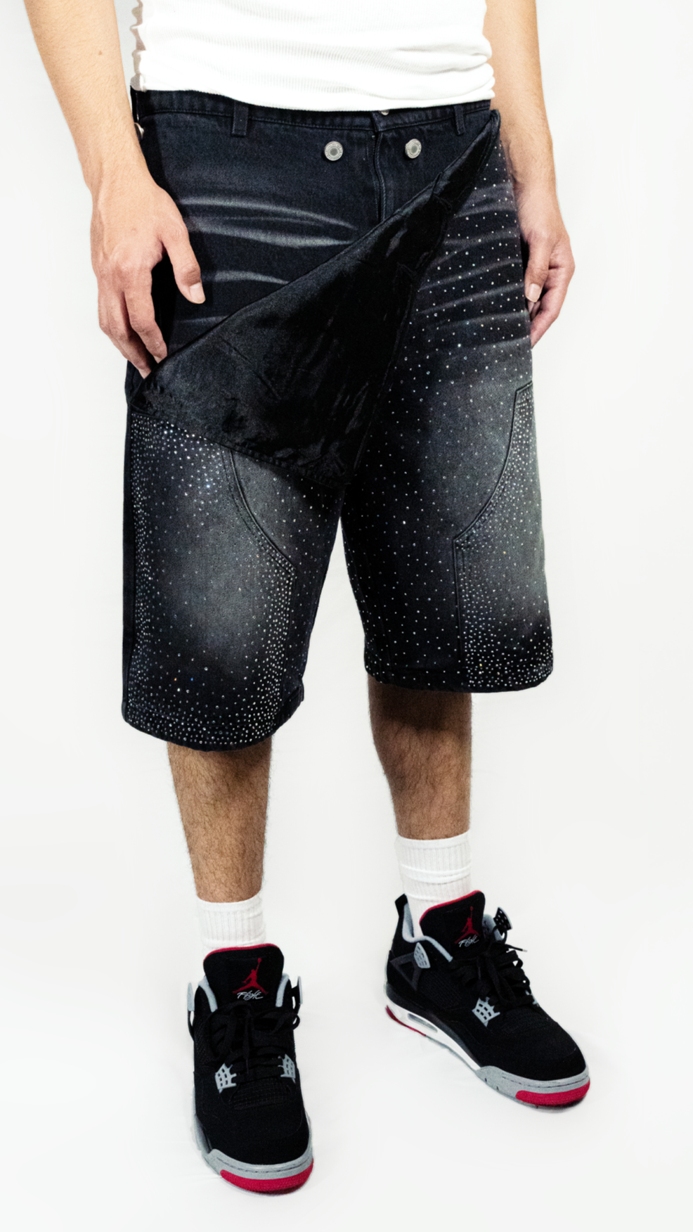 LA LUEUR DENIM SHORTS